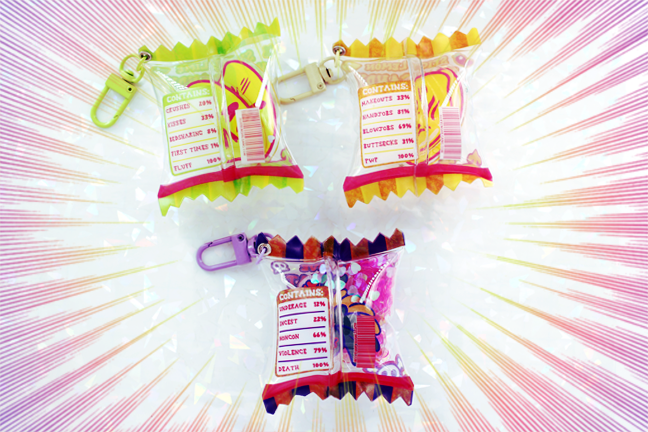 yaoi candy keychains