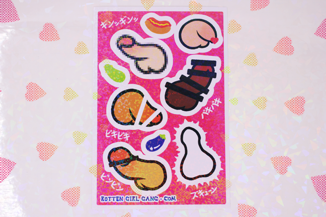 yaoi censors sticker sheets