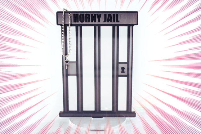 horny jail photocard stand