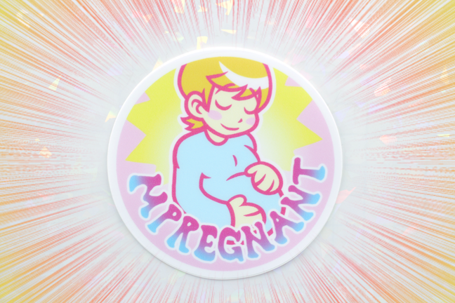 mpregnant stickers