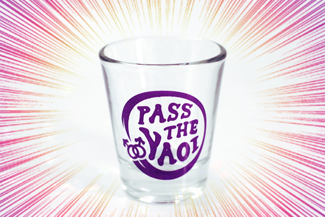 pass the yaoi shot glasses